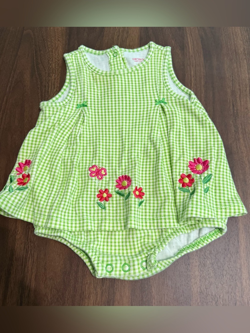 Baby girl onesie dress